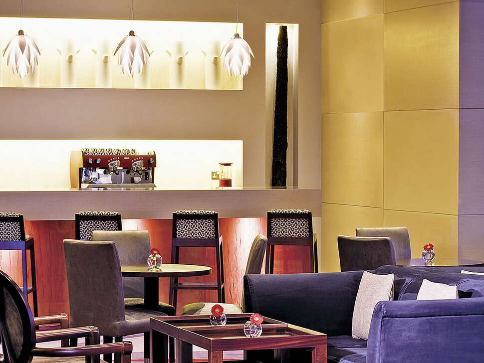 Ein Foto von den Einrichtungen im Mövenpick Hotel & Apartments Bur Dubai