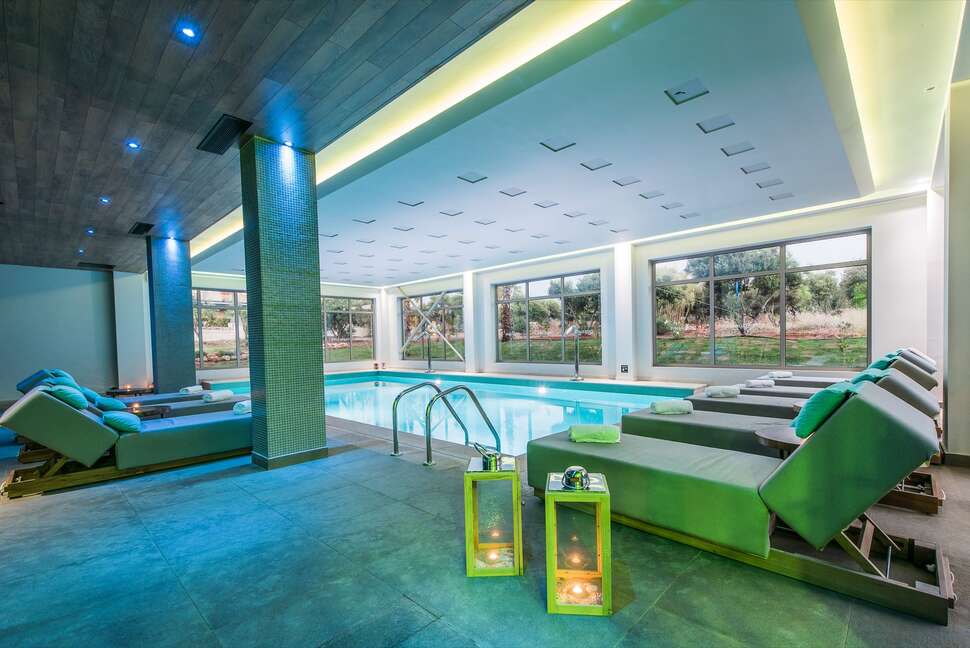 Ein Foto vom Pool im Stella Village Seaside Hotel