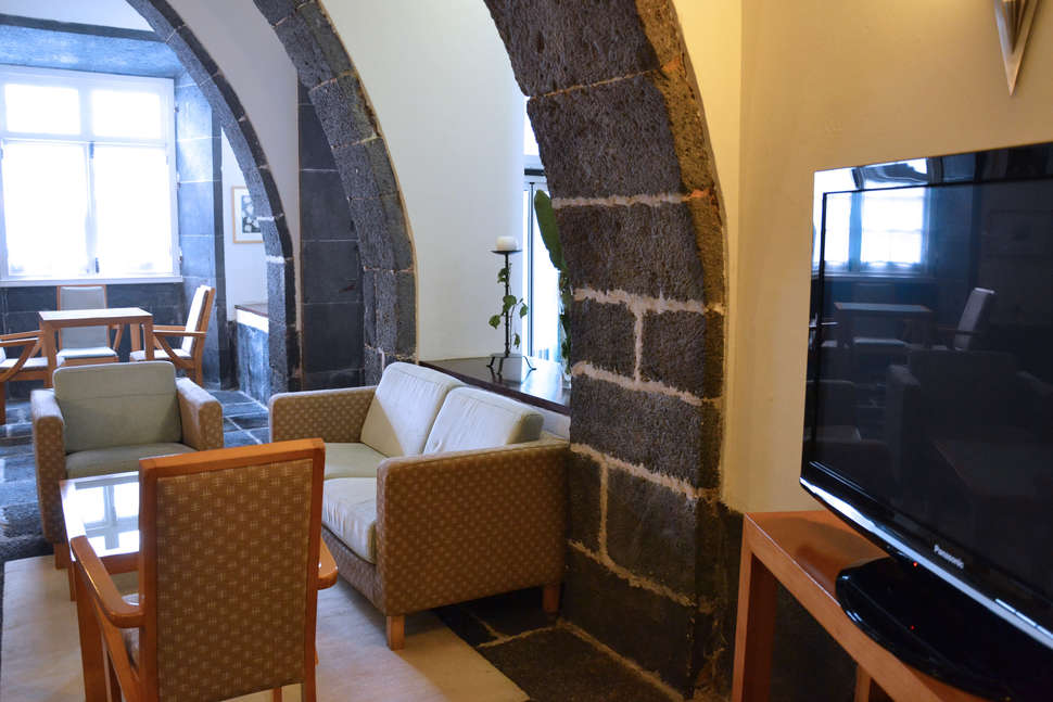 Een foto van het interieur van Hotel Do Colegio