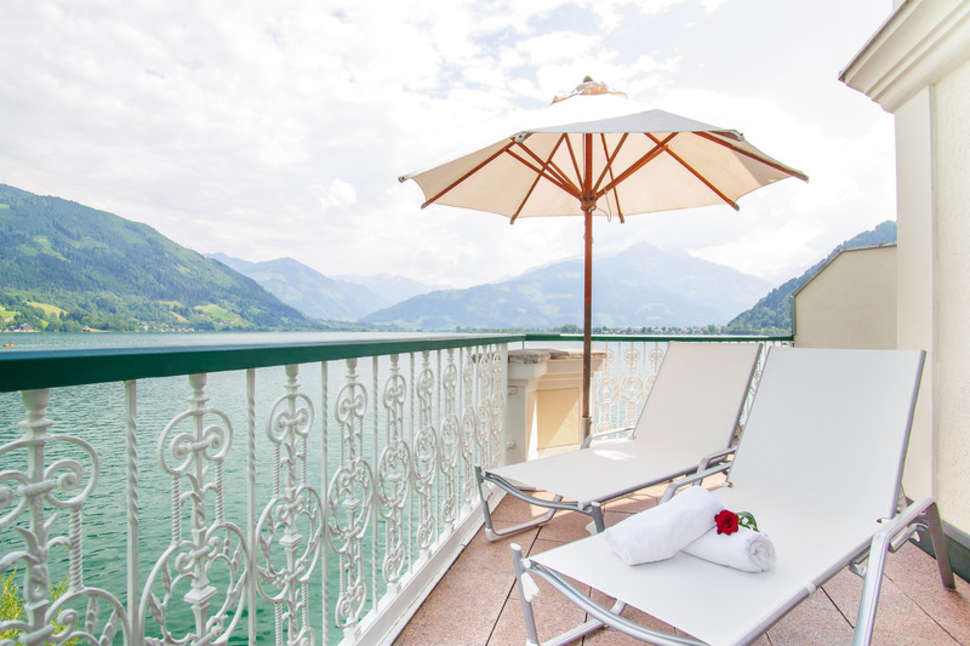 Een foto van de buitenkant van Grand Hotel Zell am See
