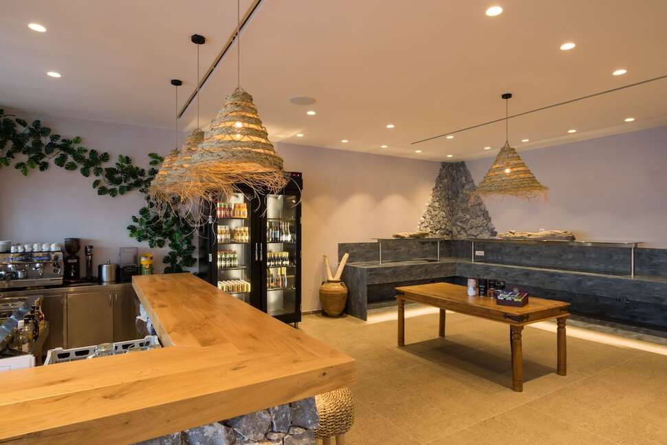 Een foto van het interieur van Aegean Village