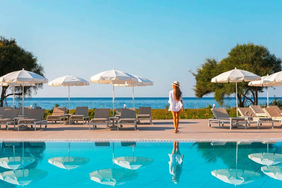 Een foto van het zwembad bij Ivi Mare Hotel