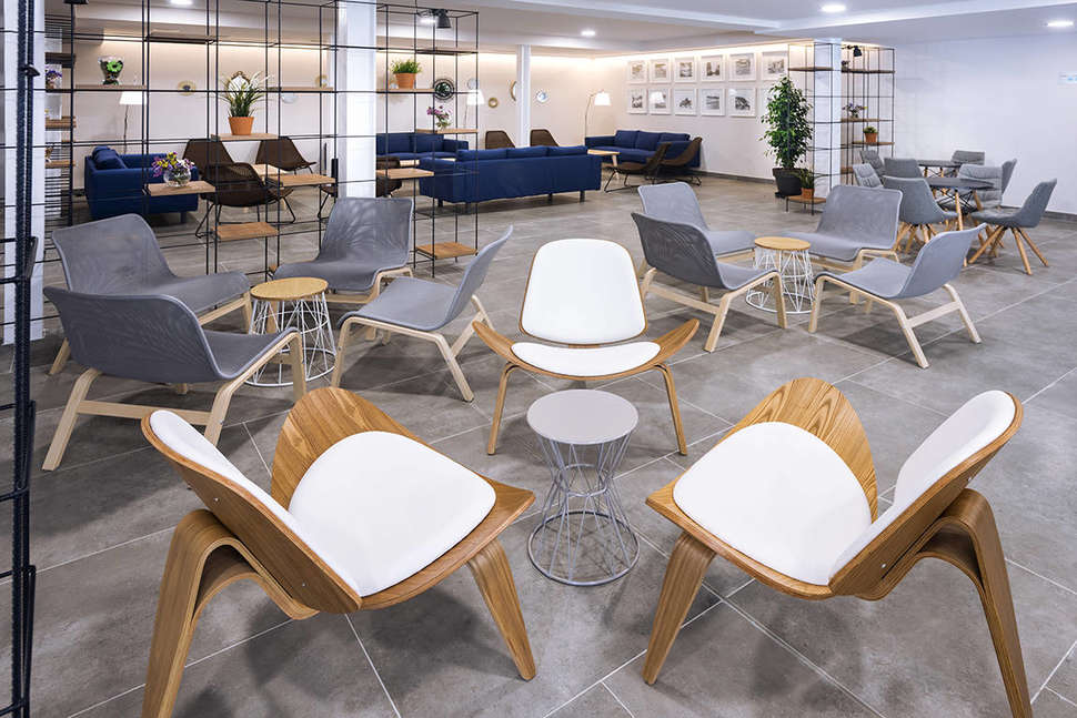 Een foto van het interieur van Hotel GHT Sa Riera