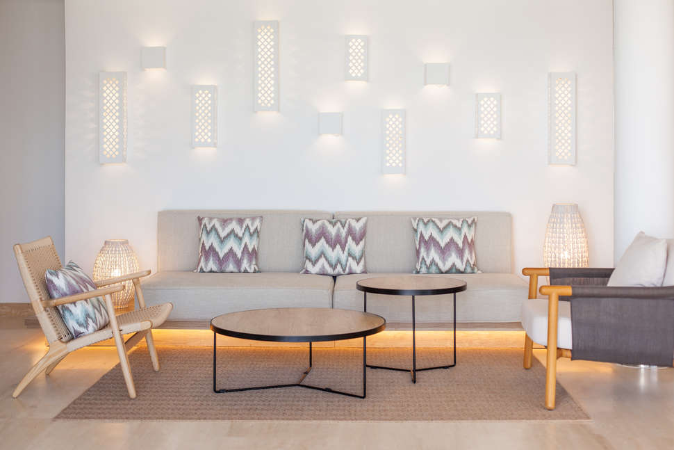 Een foto van het interieur van Grupotel Aldea Cala'n Bosch