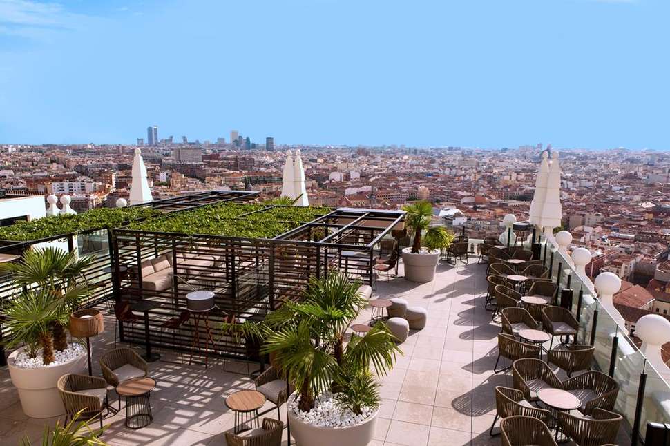 Een foto van een overzicht van Riu Plaza Espana