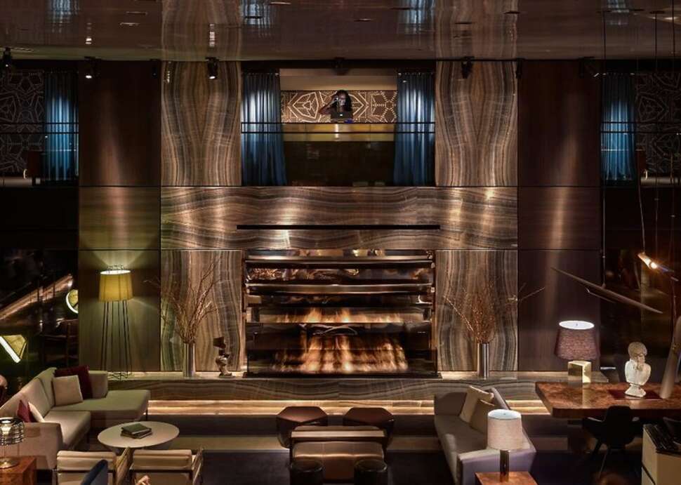Een foto van het interieur van Paramount Hotel New York