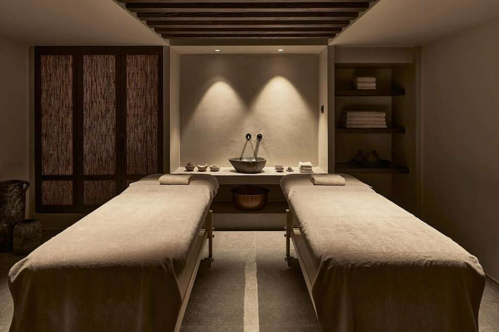 Een foto van de faciliteiten bij Theros All Suite Hotel