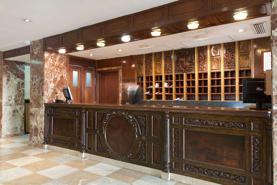 Een foto van het interieur van Hotel Mirador