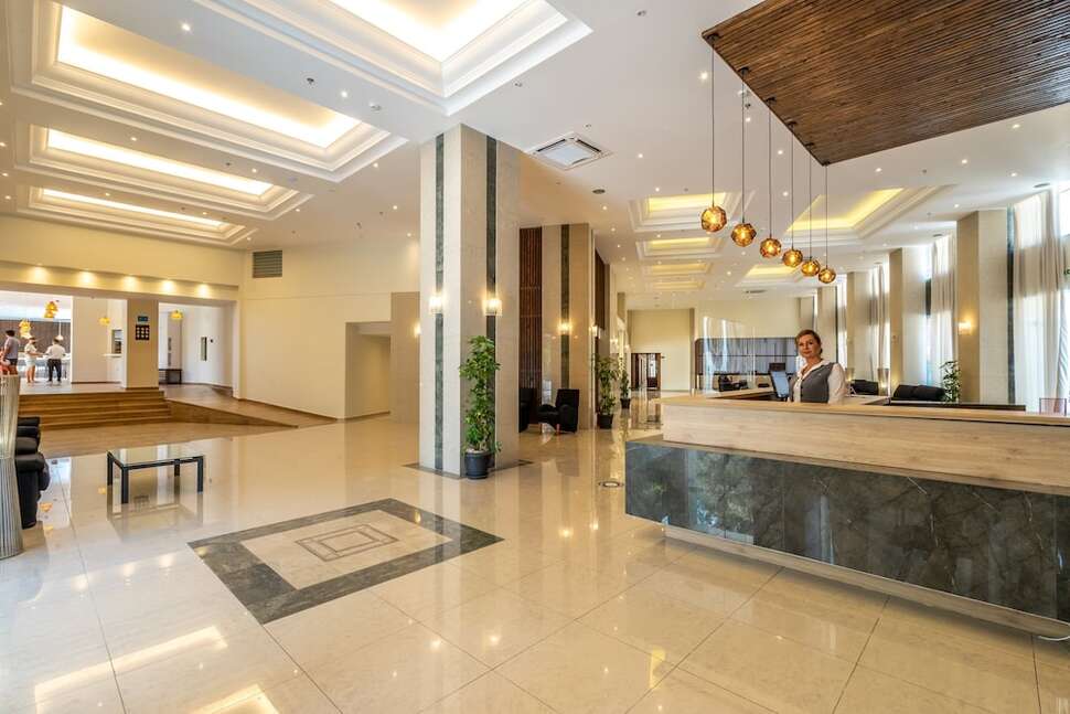 Een foto van het interieur van Castellum Suites