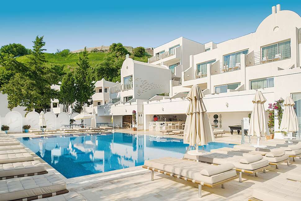 Een foto van het zwembad bij Agaya Bodrum