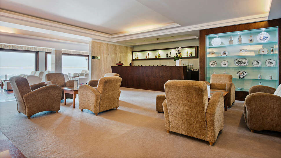 Een foto van het interieur van Sao Felix Hotel Hillside & Nature