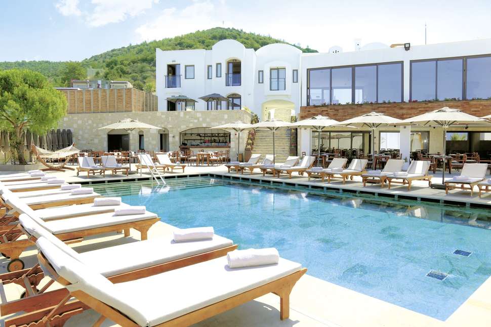 Een foto van het zwembad bij Senses Hotel Bodrum