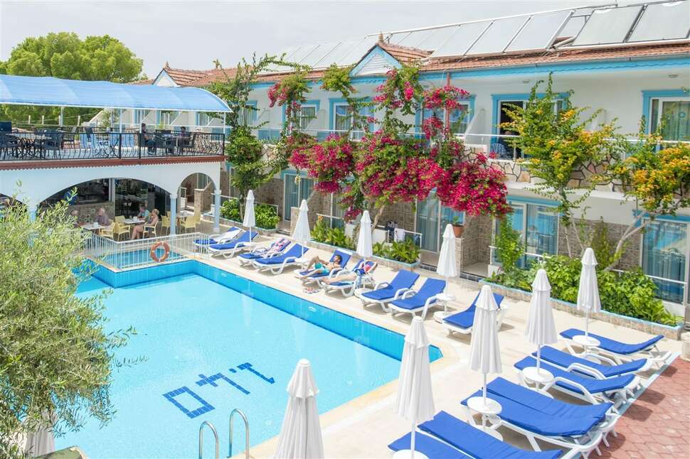 Een foto van het zwembad bij Side Sunberk Hotel