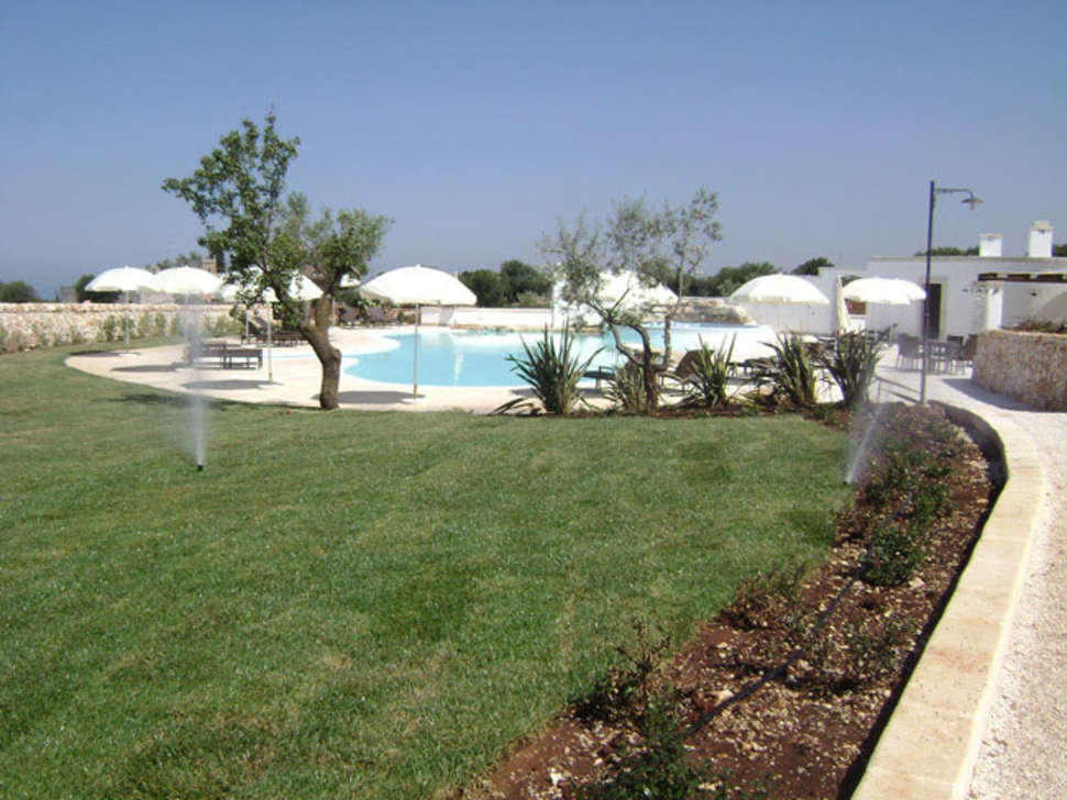 Ein Foto vom Pool im Borgobianco Resort & Spa