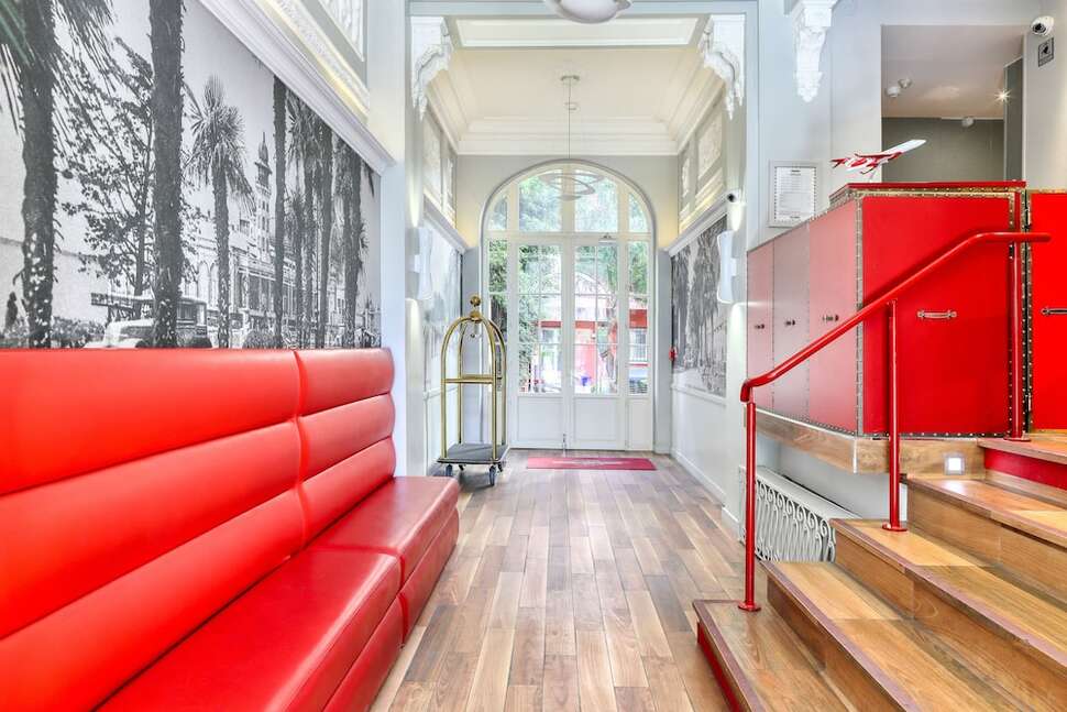 Een foto van het interieur van Nice Excelsior Hotel