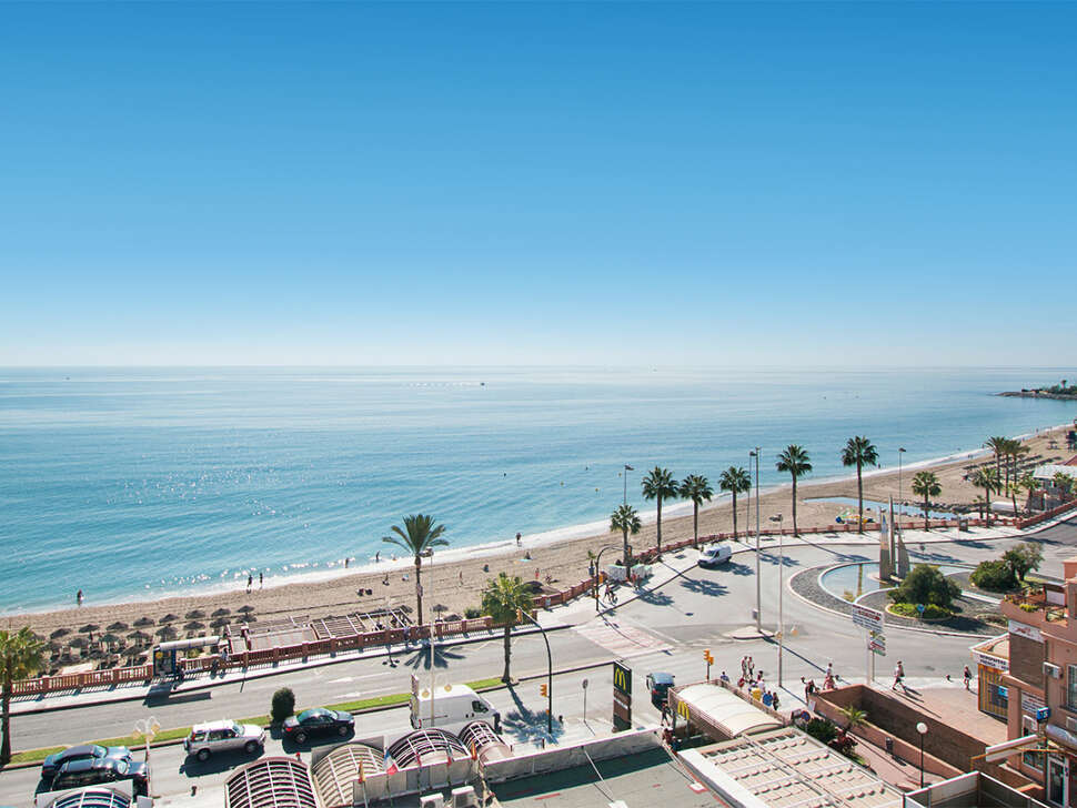 Een foto van de buitenkant van Hotel Alba Beach