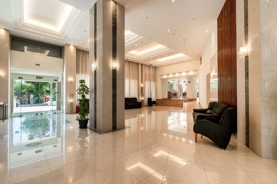 Een foto van het interieur van Castellum Suites