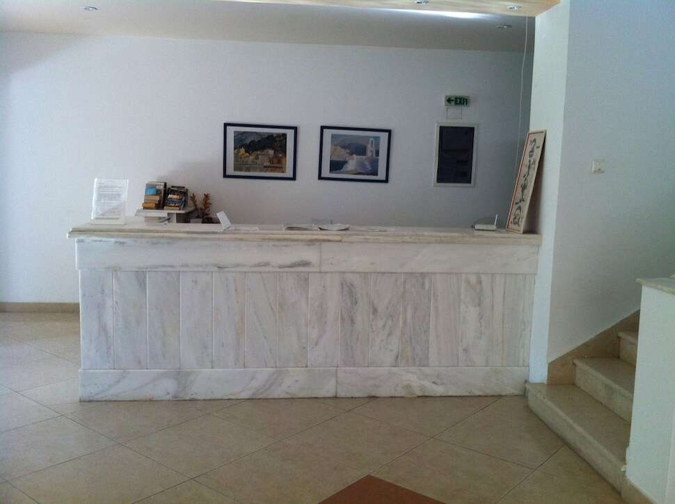 Een foto van het interieur van Olga's Paradise Appartementen