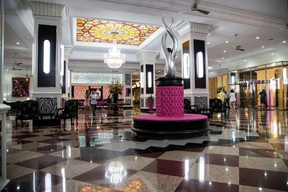 Een foto van het interieur van Riu Palace Aruba