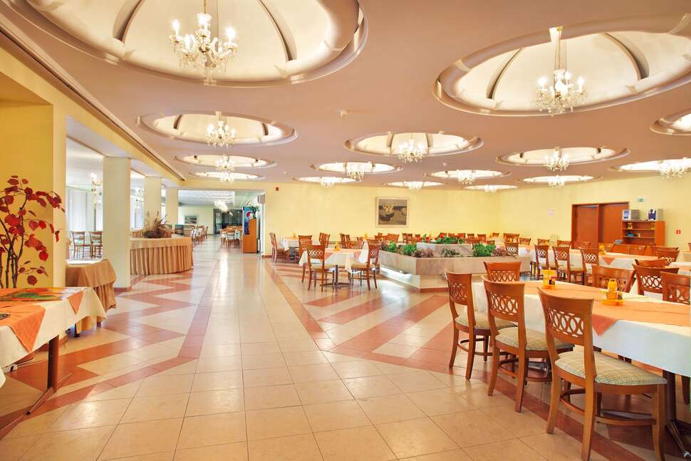 Een foto van het interieur van Hotel Shipka