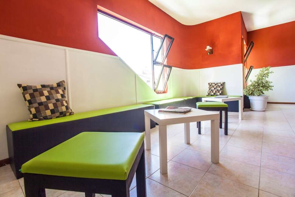Een foto van het interieur van Hotel Central Sal