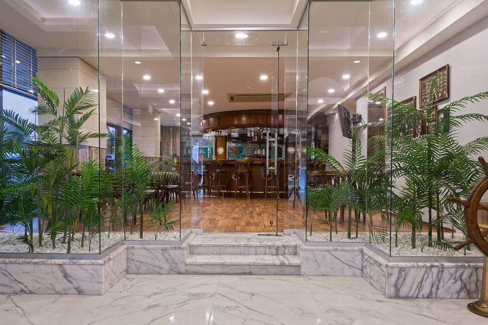 Een foto van het interieur van Kaptan Hotel