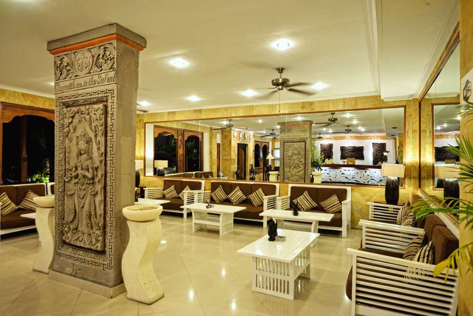 Een foto van het interieur van Wina Holiday Villa Kuta Bali