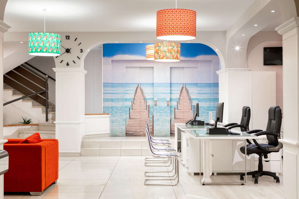 Een foto van het interieur van Aparthotel Dragos Del Sur