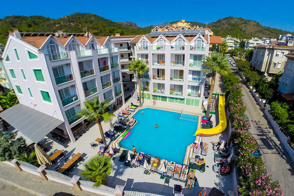 Ein Foto von einer Übersicht des Hotel Palmea