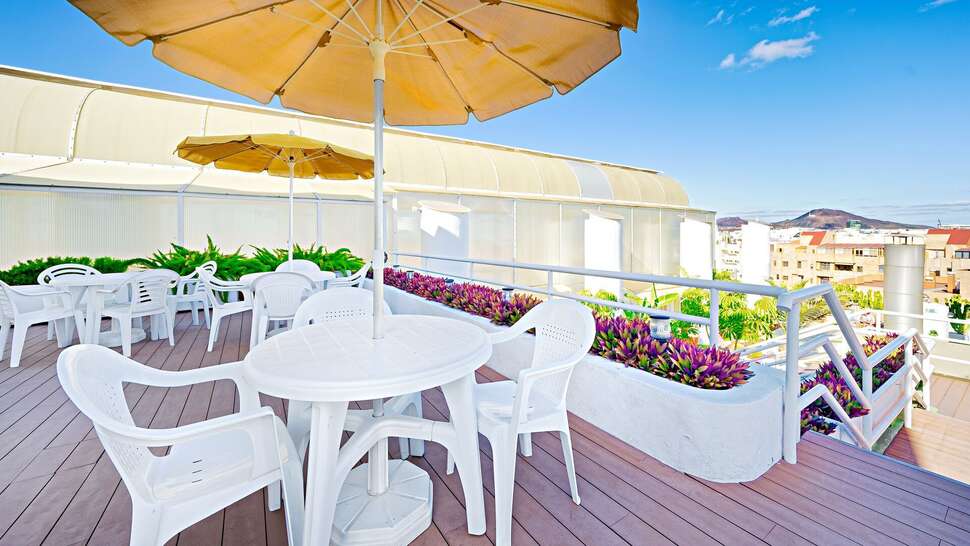 Een foto van het terras bij Bull Collection Canteras