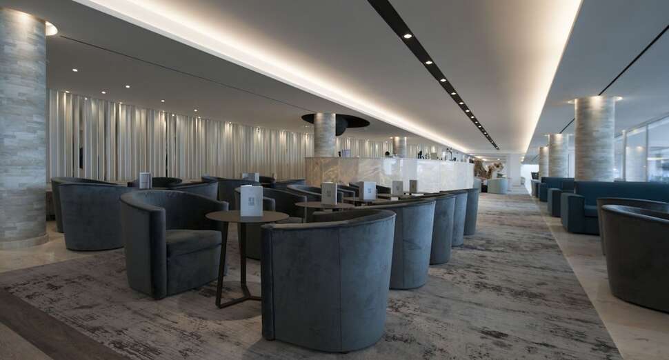 Een foto van het interieur van Alto Lido Hotel