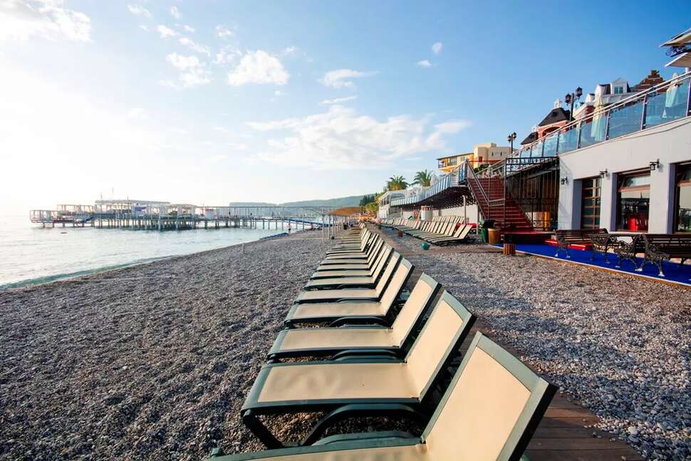 Een foto van het strand bij Orange County Kemer Resort Hotel