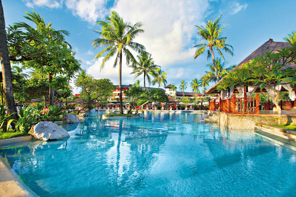 Een foto van het zwembad bij Nusa Dua Beach Hotel & Spa