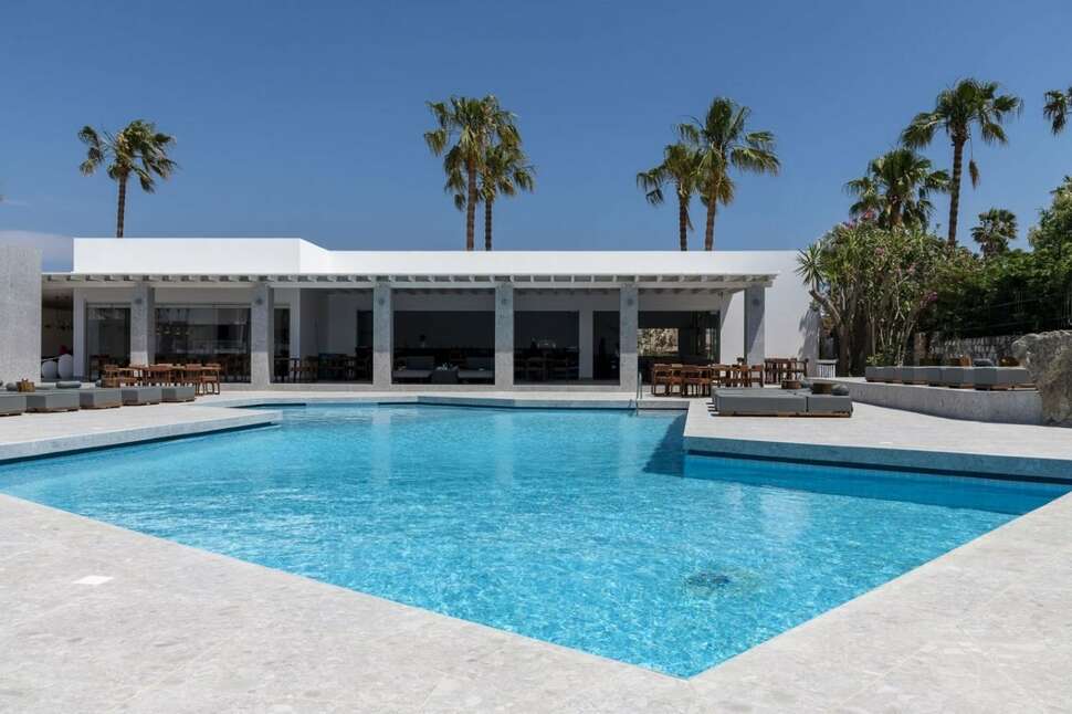 Ein Foto vom Pool im Diamond Boutique Hotel