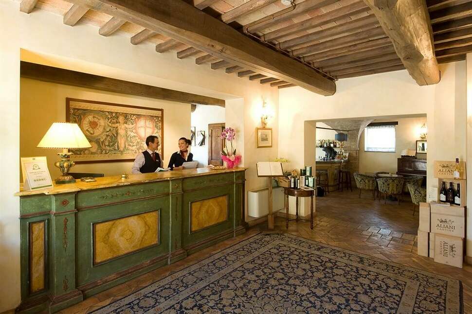 Een foto van het interieur van Relais Dell'Olmo