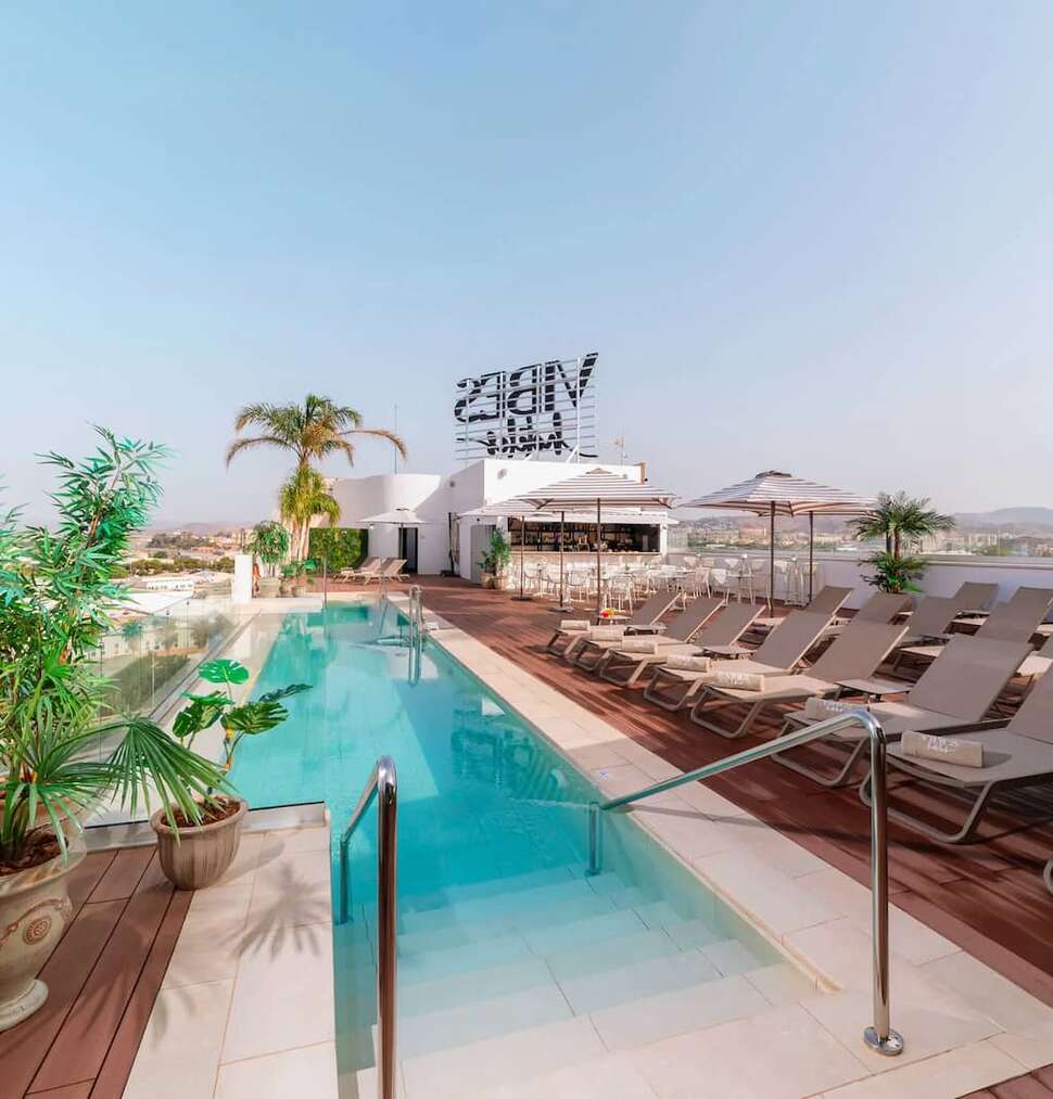 Een foto van het zwembad bij Malaga Vibes