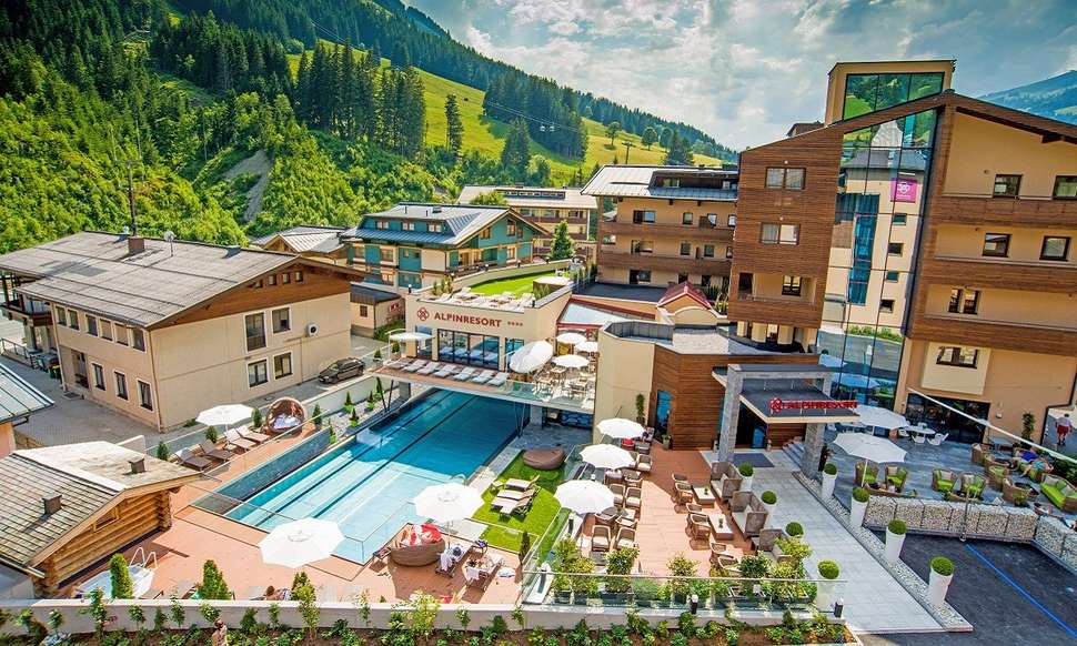 Een foto van een overzicht van Alpinresort Sport & Spa