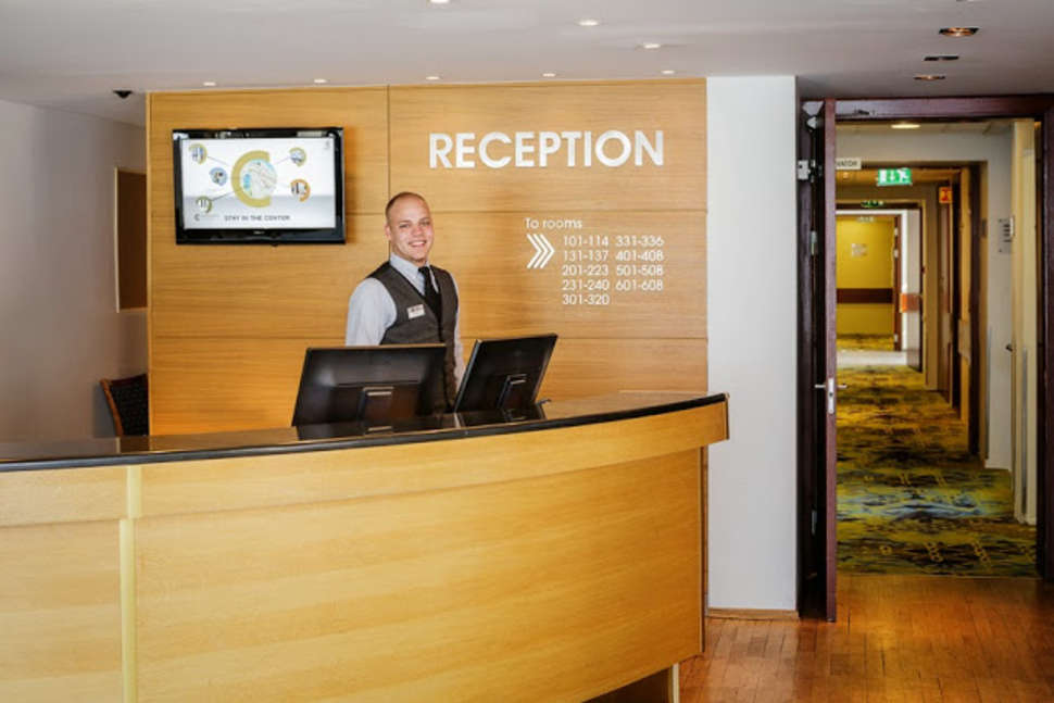 Een foto van het interieur van CenterHotel Plaza