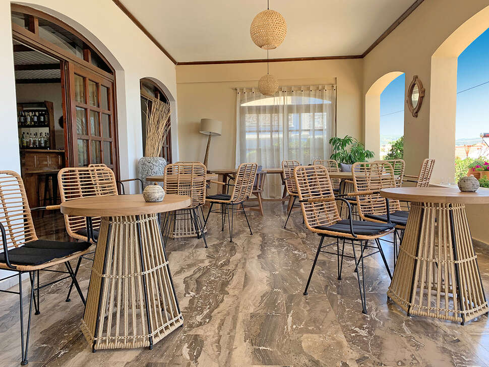 Een foto van het interieur van Sunrise Hotel Ireon