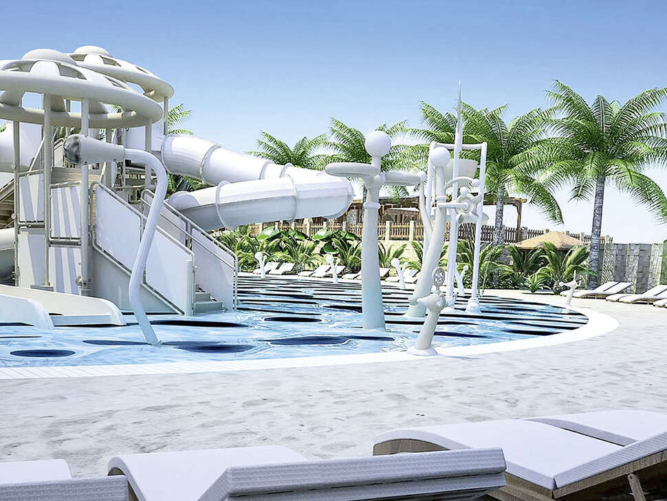 Een foto van het zwembad bij Rixos Premium Saadiyat Island