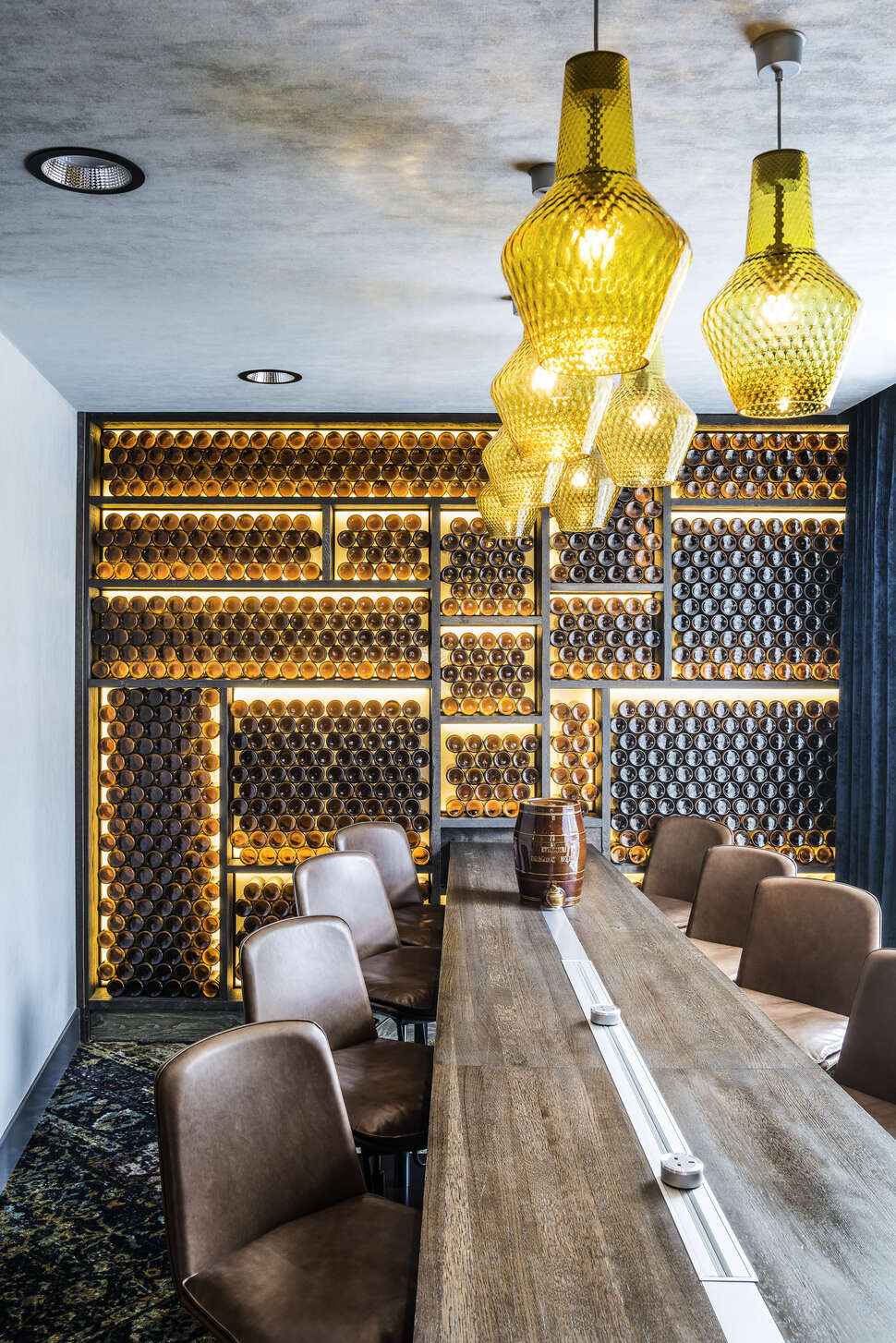 Een foto van het interieur van Novotel London Canary Wharf