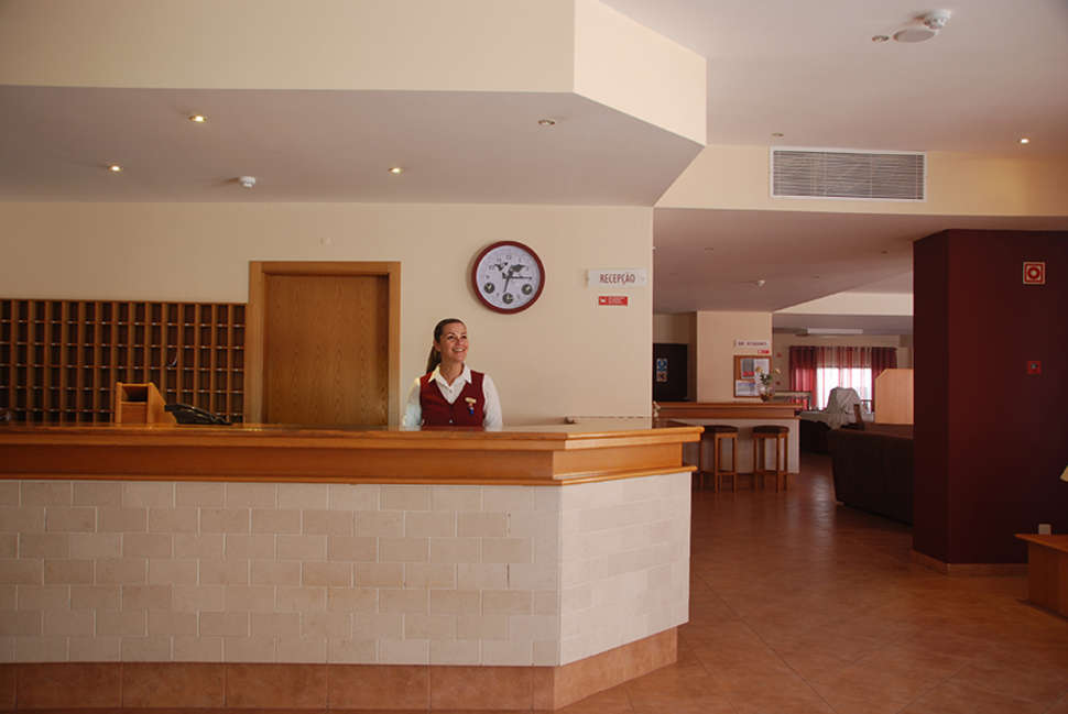 Een foto van het interieur van Hotel & Appartementen Alba