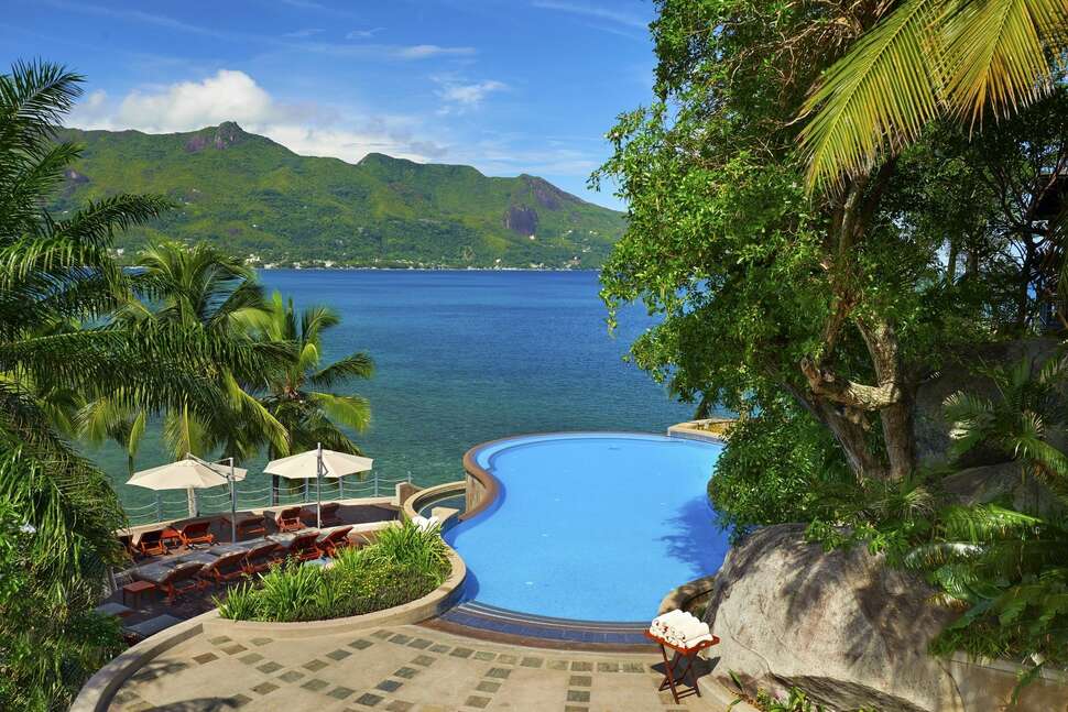 Een foto van een overzicht van Hilton Seychelles Northolme Resort & Spa