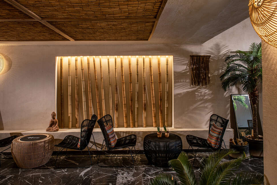 Een foto van het interieur van Indigo Inn Casa
