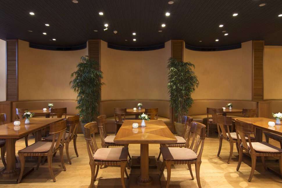 Ein Foto von den Einrichtungen im Titania Hotel