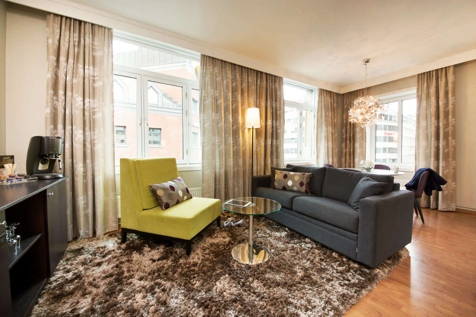 Een foto van het interieur van Scandic Oslo City