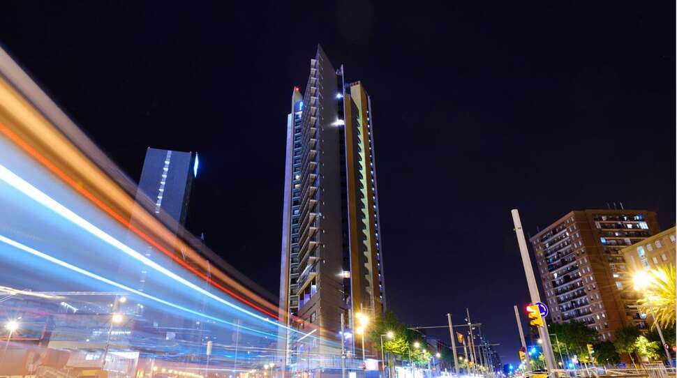 Een foto van de buitenkant van Hotel Barcelona Princess