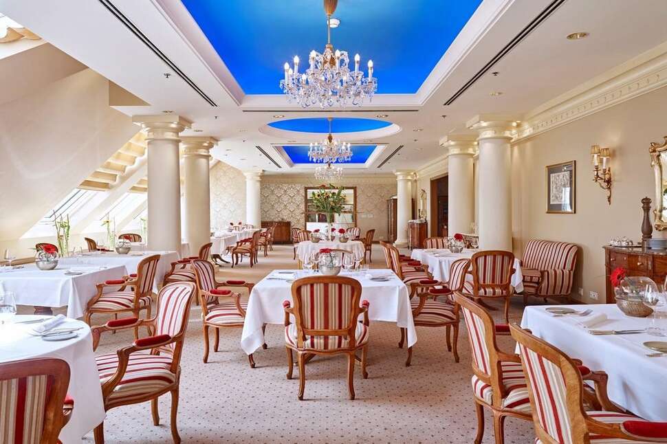 Een foto van de faciliteiten bij Grand Hotel Wien