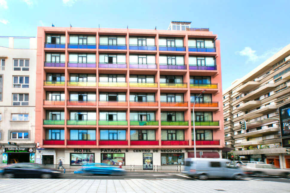 Ein Foto von der Außenansicht des Hotel Livvo Fataga