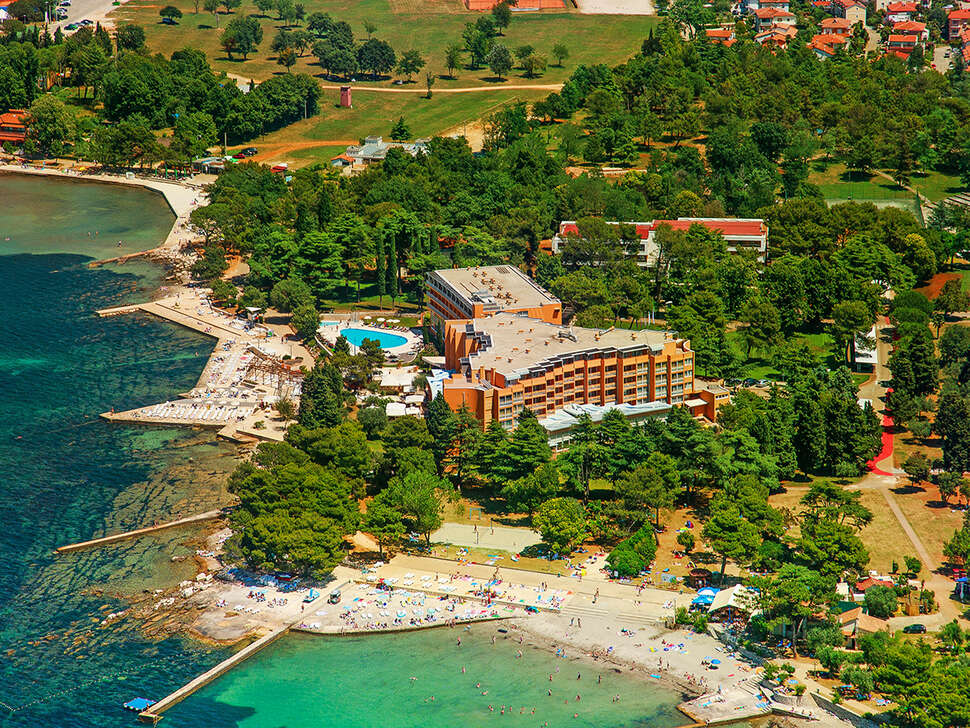 Een foto van de buitenkant van Hotel Umag Plava Laguna
